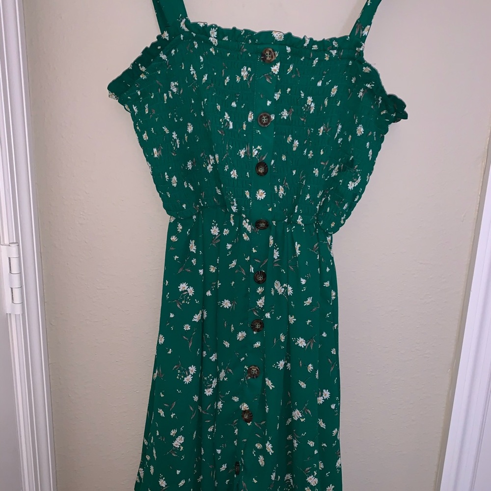 Floral Tea Time Dress Flowy Summer Dress